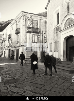 Maratea Stadtzentrum entfernt an der Küste der Basilicata in Süditalien Stockfoto