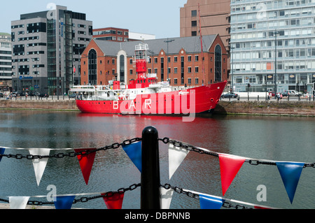 Boat Bar, listigen Dock, Liverpool, UK Stockfoto