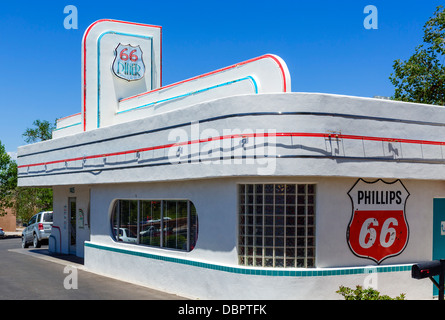 Die 66 Diner an der Central Avenue (alte Route 66), Albuquerque, New Mexico, USA Stockfoto