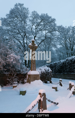 Das Croston Dorf Denkmal gewidmet, die Mitglieder der Community, die verliebte sich in was als der "Große Krieg" WW1 bezeichnet wird. Stockfoto