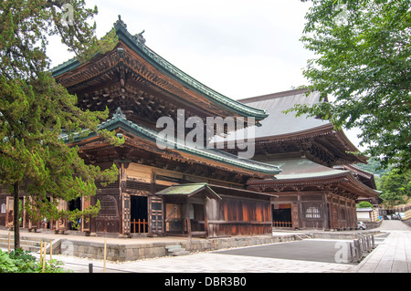 Antike Tempel ganz aus Holz in Kamakura Stockfoto