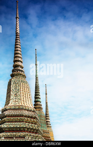 Tempel von Wat Po in Bangkok Thailand Stockfoto