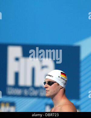 Barcelona Spanien. 2. August 2013. FINA World Cup 2013 Barcelona Spanien Bild zeigt Steffen Deibler Ger Credit: Action Plus Sport Bilder/Alamy Live News Stockfoto