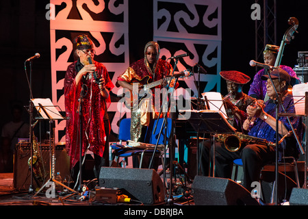 Sun Ra Arkestra während Warschau Sommer Jazz-Tage 2013 Stockfoto