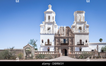 Mission San Xavier del Bac, Tucson, Arizona, USA Stockfoto