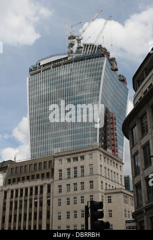 20 Fenchurch Street im Bau London Juli 2013 Stockfoto