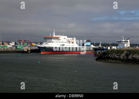 Liverpool Viking Norfolk Line Fähre Stockfoto