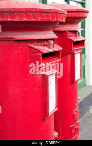 Britischen roten Briefkästen. Stockfoto
