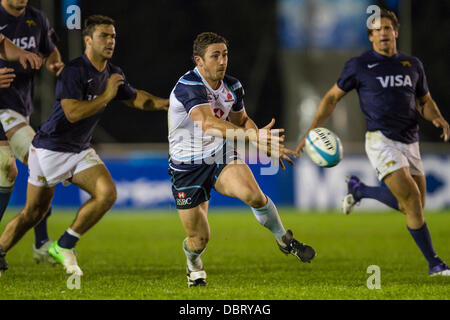 La Plata, Buenos Aires, Argentinien. 3. August 2013. Rugby Union Befestigung zwischen Argentinien und New South Wales Barbaren. La Plata Rugby Club. -Brendan McKibbin Credit: Action Plus Sport/Alamy Live News Stockfoto