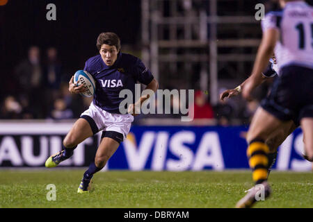 La Plata, Buenos Aires, Argentinien. 3. August 2013. Rugby Union Befestigung zwischen Argentinien und New South Wales Barbaren. La Plata Rugby Club. Bildnachweis: Aktion Plus Sport/Alamy Live-Nachrichten Stockfoto