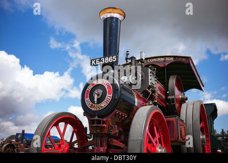 Burrell Road Lokomotive 3593 Herzog von Kent. Dampftraktor bei einem englischen Steam fair. UK Stockfoto