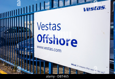 Vestas Offshore Wind Farm Service Stockfoto