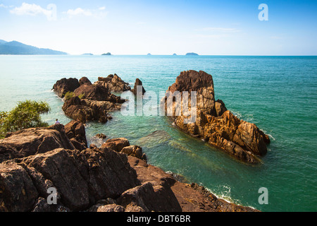 Riffe auf der Seeküste Ko Chang Insel (Thailand) Stockfoto