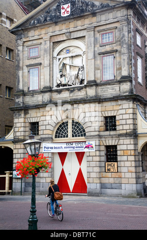 Wiegen Sie Haus De Waag, Leiden, Niederlande Stockfoto