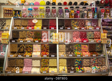 Süßigkeiten in einem Pick & Mix display Stockfoto