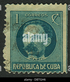 Alte Briefmarke. Stockfoto