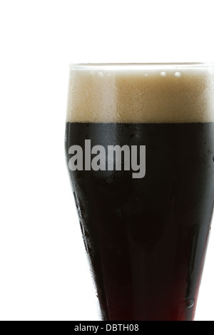 dunklen Irish stout Stockfoto