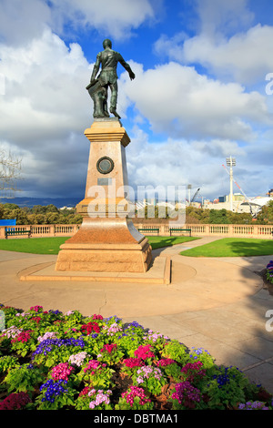 Colonel Light-Statue am Montefiore Hill in North Adelaide South Australia Stockfoto