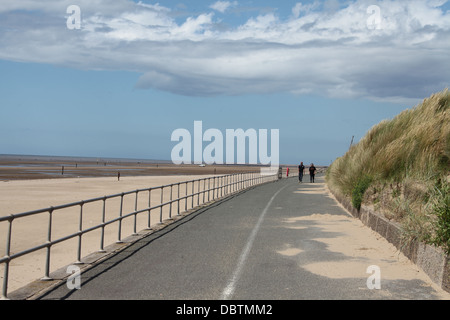 Crosby Strand ist Teil der Küstenweg Sefton Stockfoto