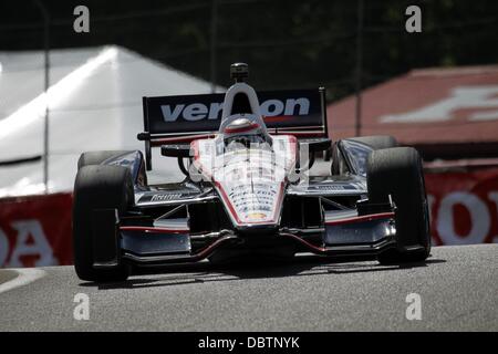 Lexington, Ohio, USA. 4. August 2013. IZOD Indycar Series, Honda Indy 200 in Mid-Ohio, Lexington, Ohio, USA, August 2-4 2013, wird POWER, Team Penske Credit: Ron Bijlsma/ZUMAPRESS.com/Alamy Live-Nachrichten Stockfoto