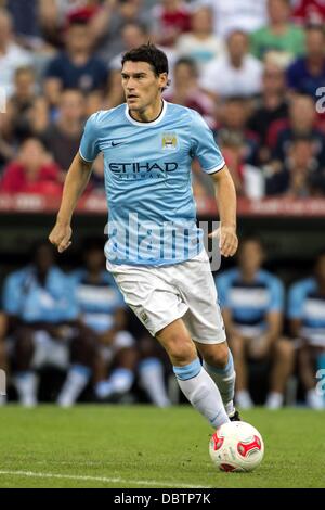 Gareth Barry (Man.C), 1. August 2013 - Fußball / Fußball: Audi Cup 2013 Finale Match zwischen FC Bayern München 2-1 Manchester City im Allianz Arena in München. (Foto von Maurizio Borsari/AFLO) [0855] Stockfoto