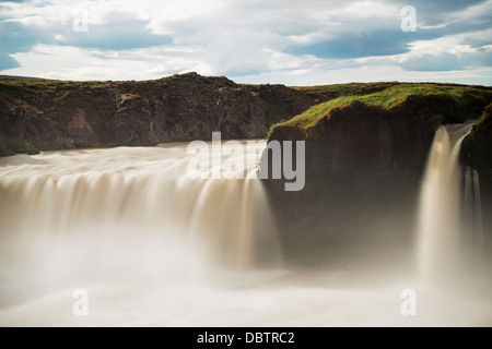 Godafoss Wasserfall, Region, Nordisland, Polarregionen Stockfoto