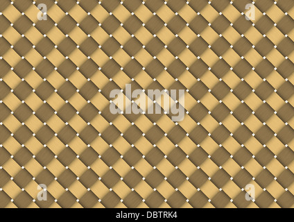 Textur-Hintergrund des Gewebes in hellen und dunklen braunen Farben Stockfoto