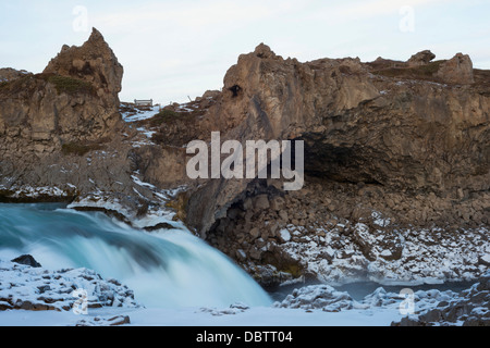 Godafoss Wasserfall, Island, Polarregionen Stockfoto