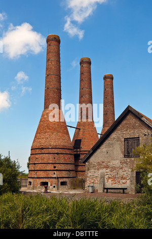 Historischen Kalköfen an das Zuiderzeemuseum in Enkhuizen, Nordholland, Niederlande. Stockfoto