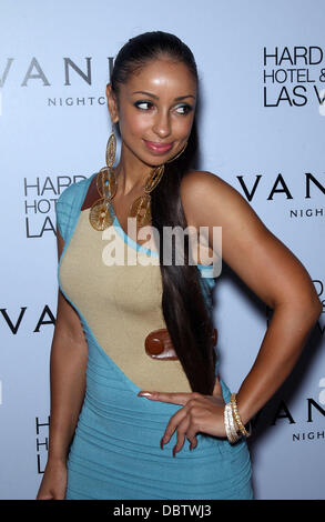 Mya bei Vanity Nightclub im Hard Rock Hotel und Casino Las Vegas, Nevada - 19.08.11 Stockfoto