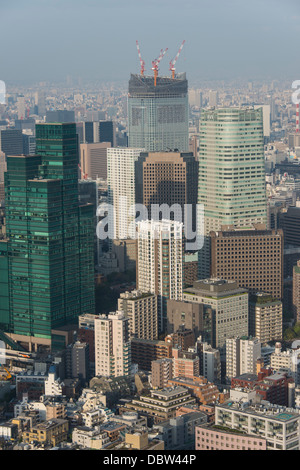 Blick über Tokyo Roppongi Hills Mori Tower Tokyo, Japan, Asien Stockfoto