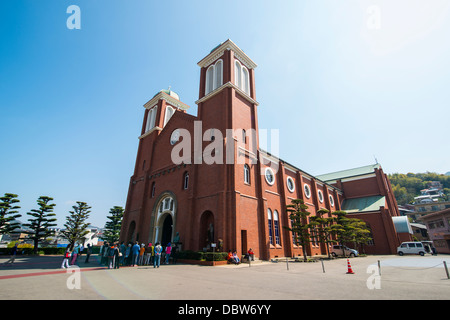 Christliche Kirche in Nagasaki, Kyushu, Japan, Asien Stockfoto