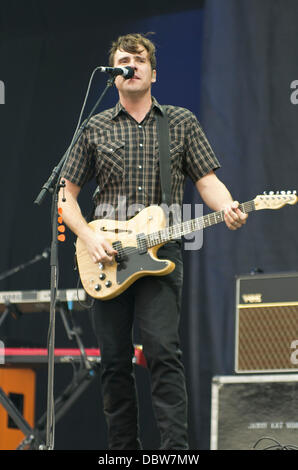 Jimmy Eat World Leeds Festival an Braham Park - Tag 3 West Yorkshire, England - 28.08.11 Stockfoto