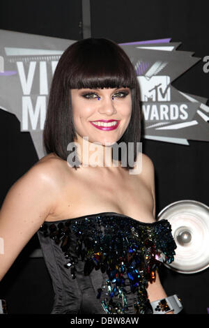 Jessie J 2011 MTV Video Music Awards statt, bei LA Live - Ankünfte Los Angeles, Kalifornien - 28.08.11 Stockfoto