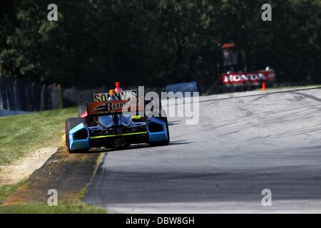 Lexington, Ohio, USA. 4. August 2013. IZOD Indycar Series, Honda Indy 200 in Mid-Ohio, Lexington, Ohio, USA, August 2-4 2013, LUCA FILIPPI, Bryan Herta Autosport w / Eindämmung der Agajanian Credit: Ron Bijlsma/ZUMAPRESS.com/Alamy Live-Nachrichten Stockfoto