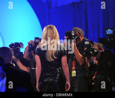 Britney Spears 2011 MTV Video Music Awards statt, bei LA Live - Ankünfte Los Angeles, Kalifornien - 28.08.11 Stockfoto