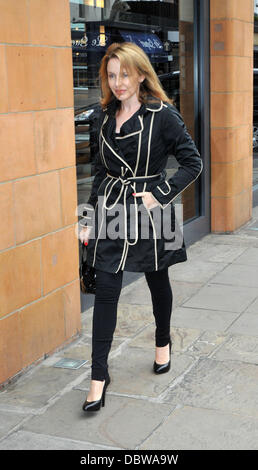 Kylie Minogue macht ihren Weg ins Fitness-Studio London, England - 30.08.11 Stockfoto