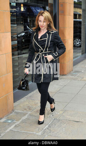 Kylie Minogue macht ihren Weg ins Fitness-Studio London, England - 30.08.11 Stockfoto