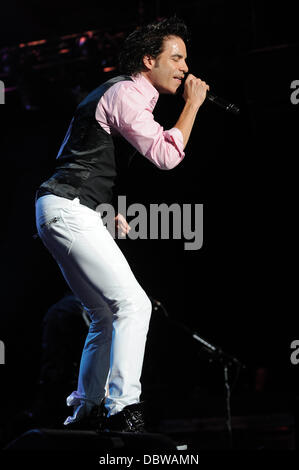 Patrick Monahan Zug führt an der Cruzan Amphitheater West Palm Beach, Florida - 30.08.11 Stockfoto