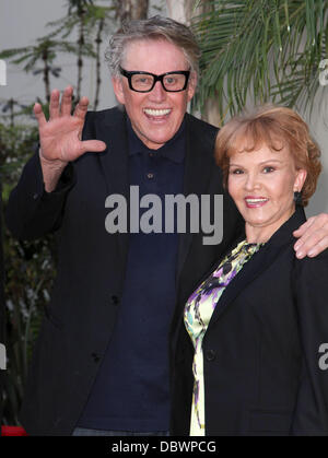Maria Elena Holly und Gary Busey Buddy Holly Star Enthüllung auf dem Hollywood Walk Of Fame Held vor Kapital Records Hollywood, Kalifornien - 07.09.11 Stockfoto