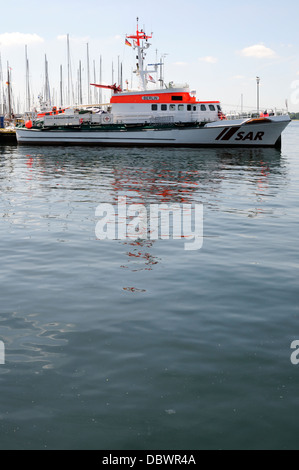 Seenotkreuzer BERLIN, Laboe, Schleswig-Holstein, Deutschland. | Kreuzer BERLIN, Laboe, Schleswig-Holstein, Deutschland zu retten. Stockfoto