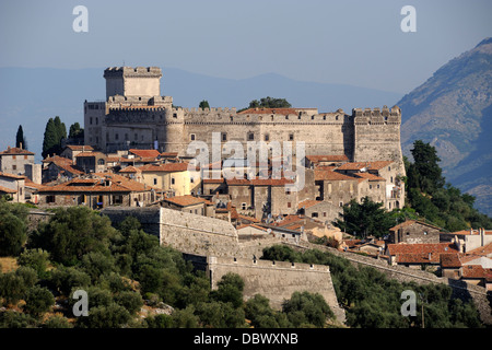 Italien, Latium, Sermoneta, Schloss Stockfoto