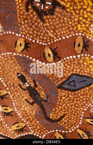 Kunst der Aborigines Stockfoto