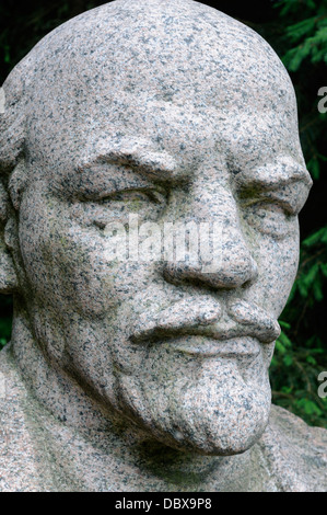 Lenin in Ausstellung Grutas-Park, Deutschland, Europa Stockfoto