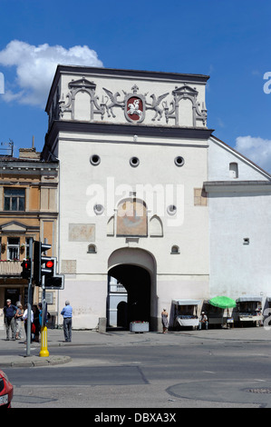 Tor der Morgenröte Ausros Vartu in Vilnius, Litauen Europa, UNESCO-Welterbe Stockfoto