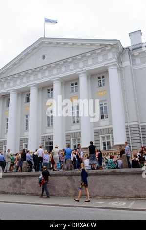 Universität in Tartu, Estland, Europa Stockfoto