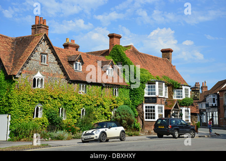 18. Jahrhundert "The Miller von Mansfield" Poststation, Goring-on-Thames, High Street, Oxfordshire, England, Vereinigtes Königreich Stockfoto