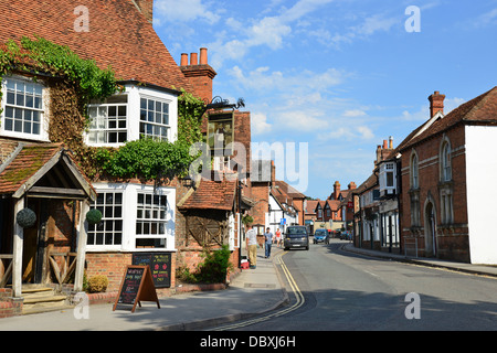 18. Jahrhundert "The Miller von Mansfield" Poststation, Goring-on-Thames, High Street, Oxfordshire, England, Vereinigtes Königreich Stockfoto