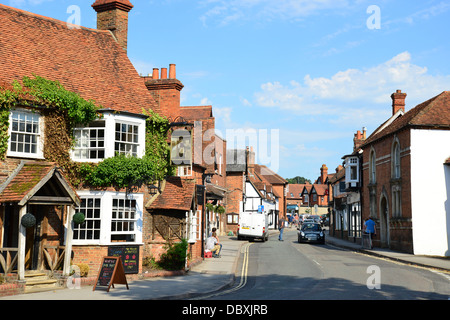 18. Jahrhundert "The Miller von Mansfield" Poststation, Goring-on-Thames, High Street, Oxfordshire, England, Vereinigtes Königreich Stockfoto