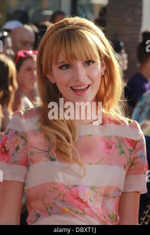 Los Angeles, Kalifornien, USA. 5. August 2013. . -Bella Thorne besucht Zielpräsentation of The World Premiere der '' Disneys Flugzeuge '' am 5. August 2013 am El Capitan Theatre in Los Angeles, CA USA © TLeopold/Globe Fotos / ZUMA Press, Inc./Alamy Live News Stockfoto